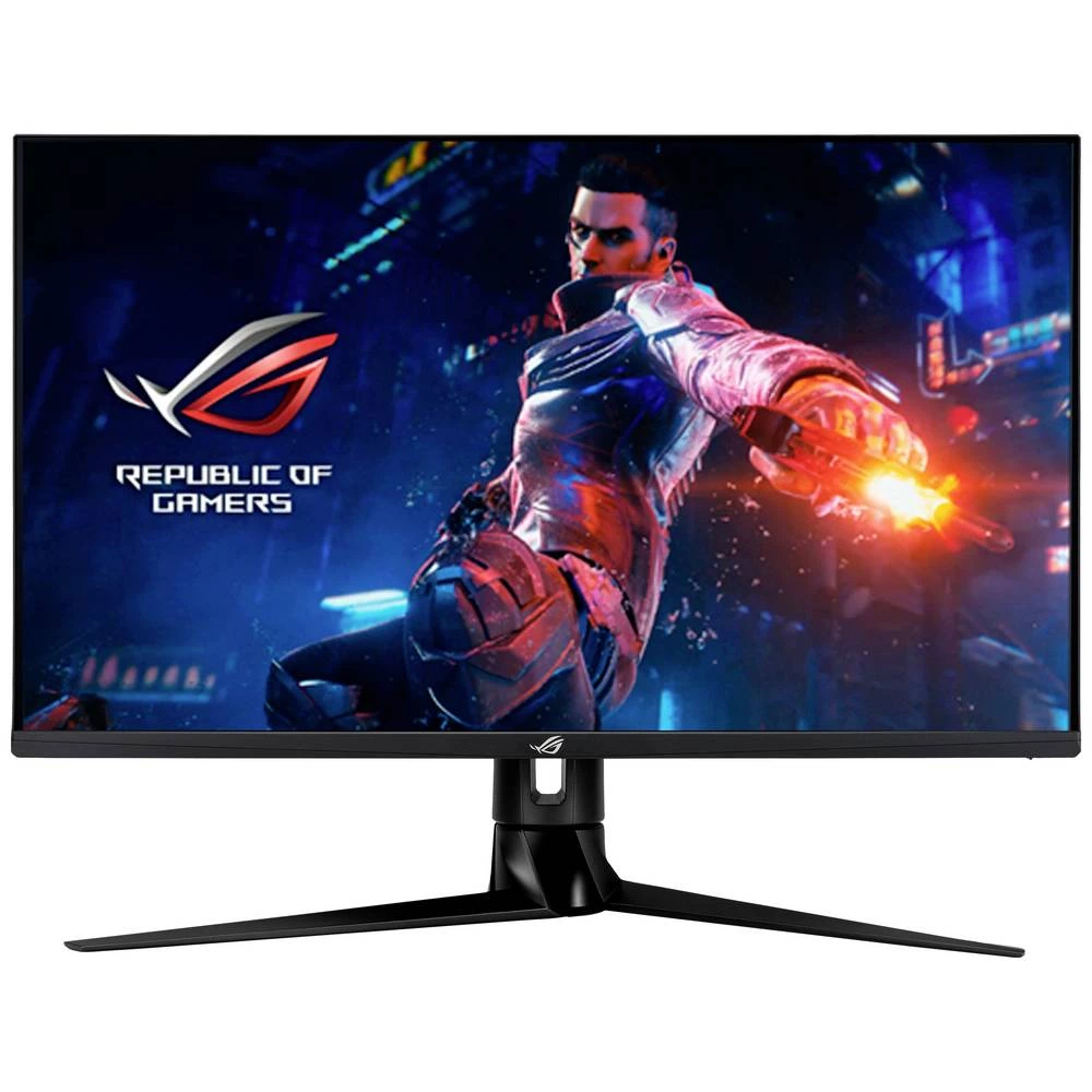 Asus ROG SWIFT PG32UQ Gaming LED zaslon 81.3 cm (32 palac) Energetska učinkovitost 2021 G (A - G) 3840 x 2160 piksel 4K, UHD 1 ms HDMI™, slušalice (3.5 mm jack), DisplayPort, USB 3.2 gen. 1 ( slika