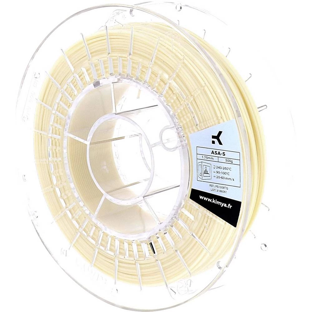 3D pisač filament Kimya PS1009TQ ASA 1.75 mm Prirodna 500 g slika