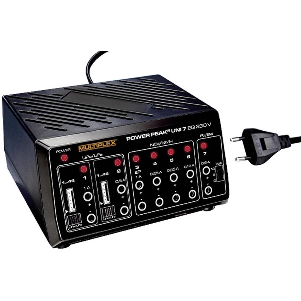 Punjač baterija za modele 230 V 3.5 A Power Peak Uni 7 Litijev-polimerski, LiFePO, Nikalj-metal-hidridni, Nikalj-kadmijev, Olovn slika