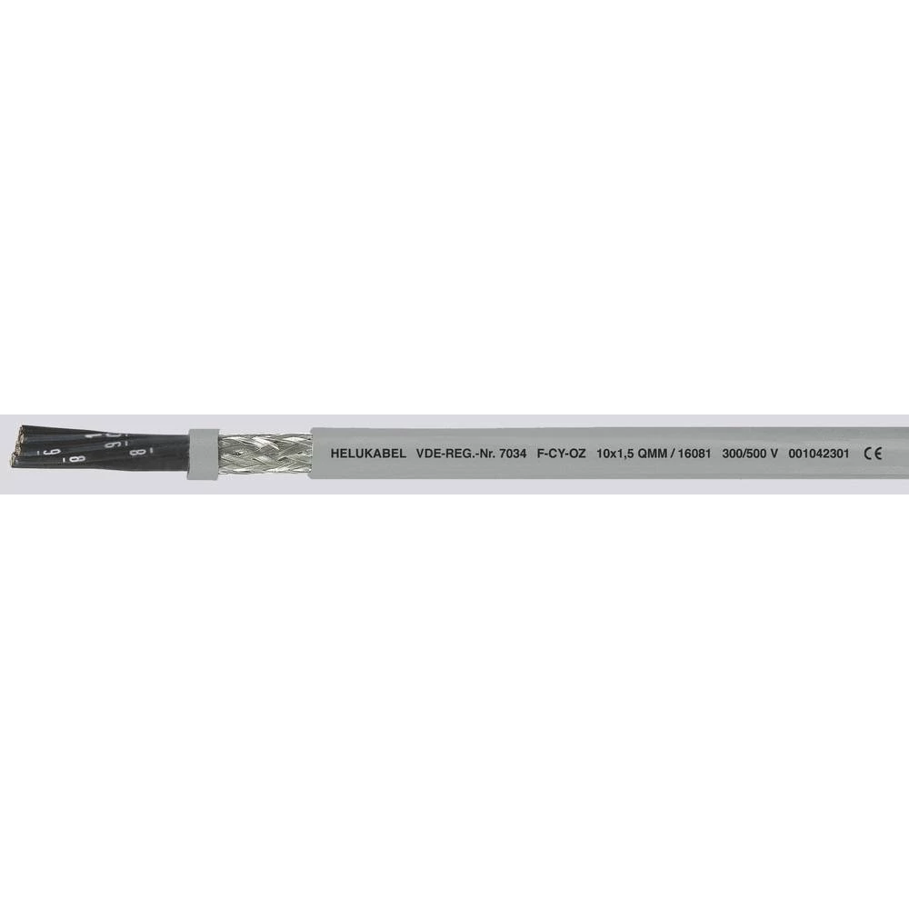 Helukabel F-CY-OZ kontrolni vod 3 x 0.75 mm² siva 16559-1000 1000 m slika