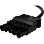 Adels-Contact 16316540 mrežni priključni kabel slobodan kraj - mrežni adapter Ukupan broj polova: 4 + PE crna 4.00 m 10 St.