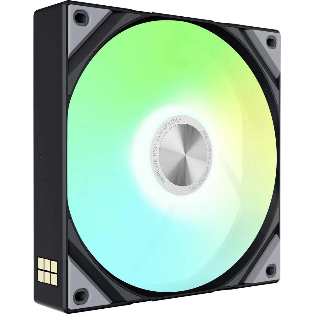 TRYX ROTA SL ARGB ventilator za PC kućište crna (Š x V x D) 120 x 25 x 120 mm slika