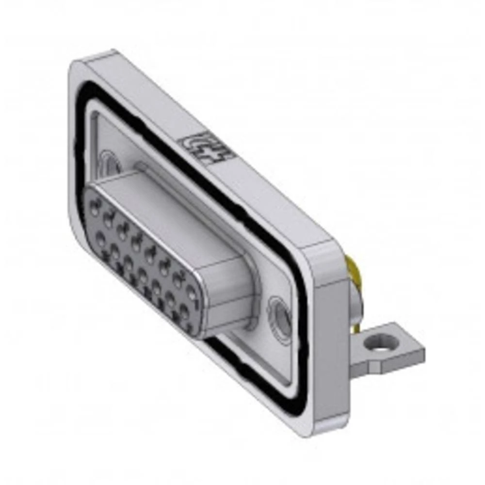 D-SUB priključak 90 ° Broj polova: 15 Lem, Pinovi DELTRON SWISS 1 ST slika