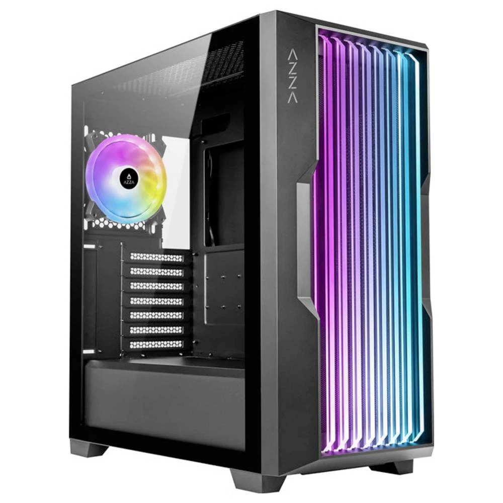 AZZA AZZA PC Gaming Gehäuse Midi ATX Guardian midi-tower kućište za igraće računalo crna slika