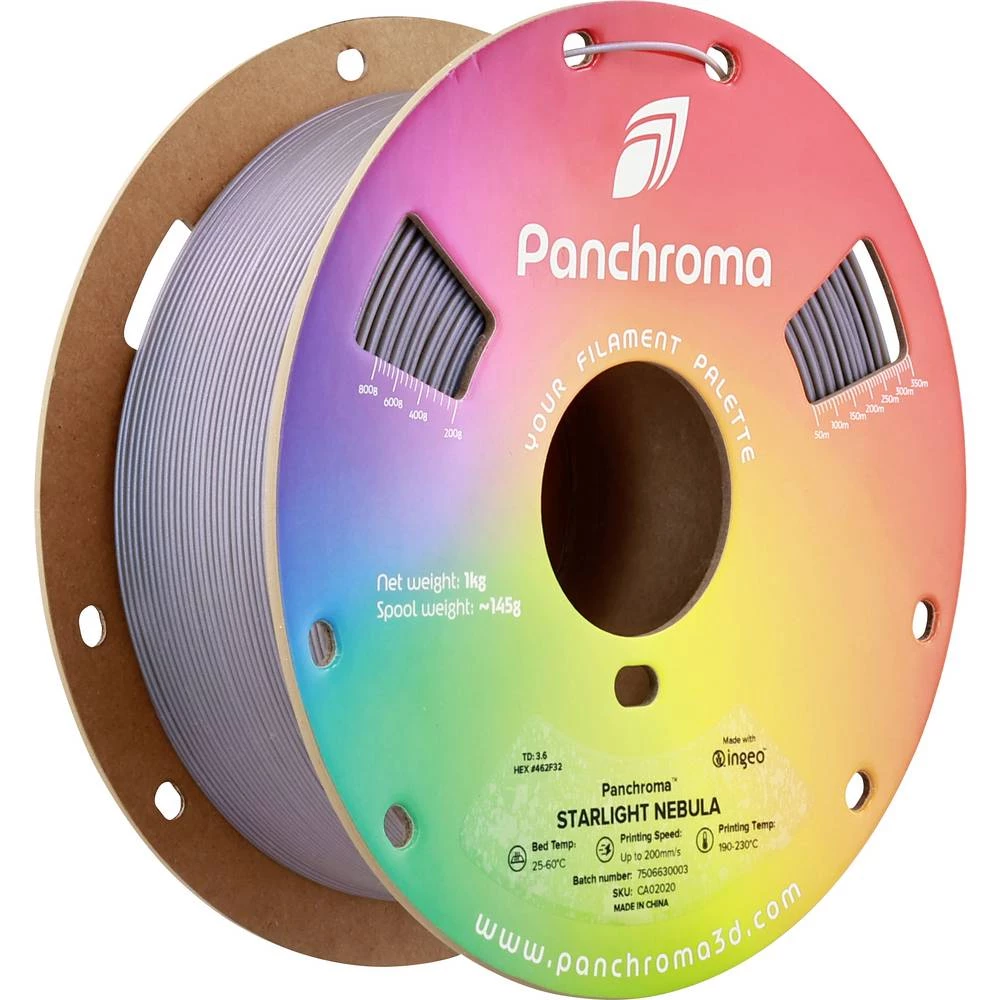 Polymaker CA02020 Panchroma™ Starlight 3D pisač filament PLA višebojni, promjena boje 1.75 mm 1000 g Starlight Nebula, l slika