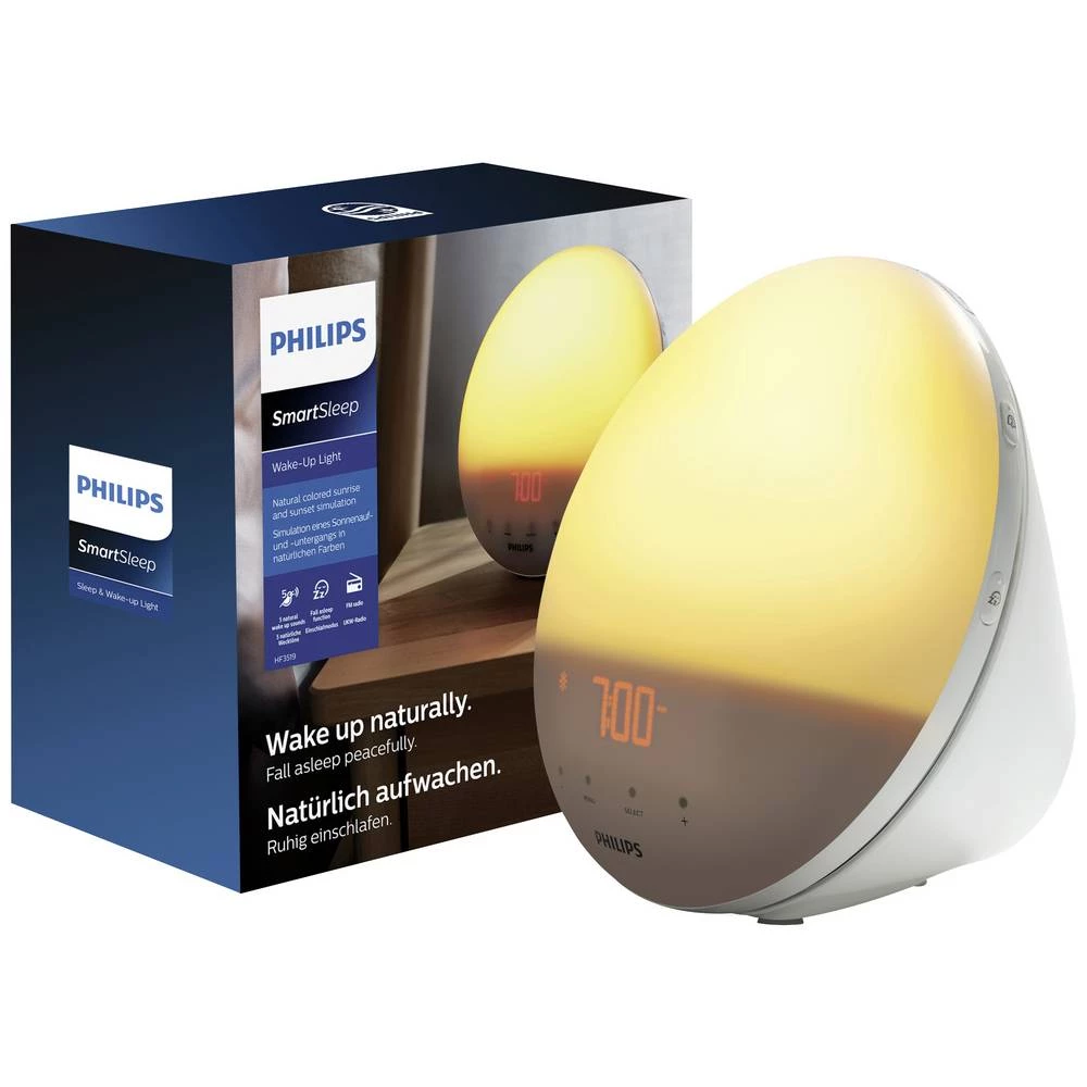Philips HF3519/01 Wake Up Light svjetlosna budilica 16.5 W bijela slika